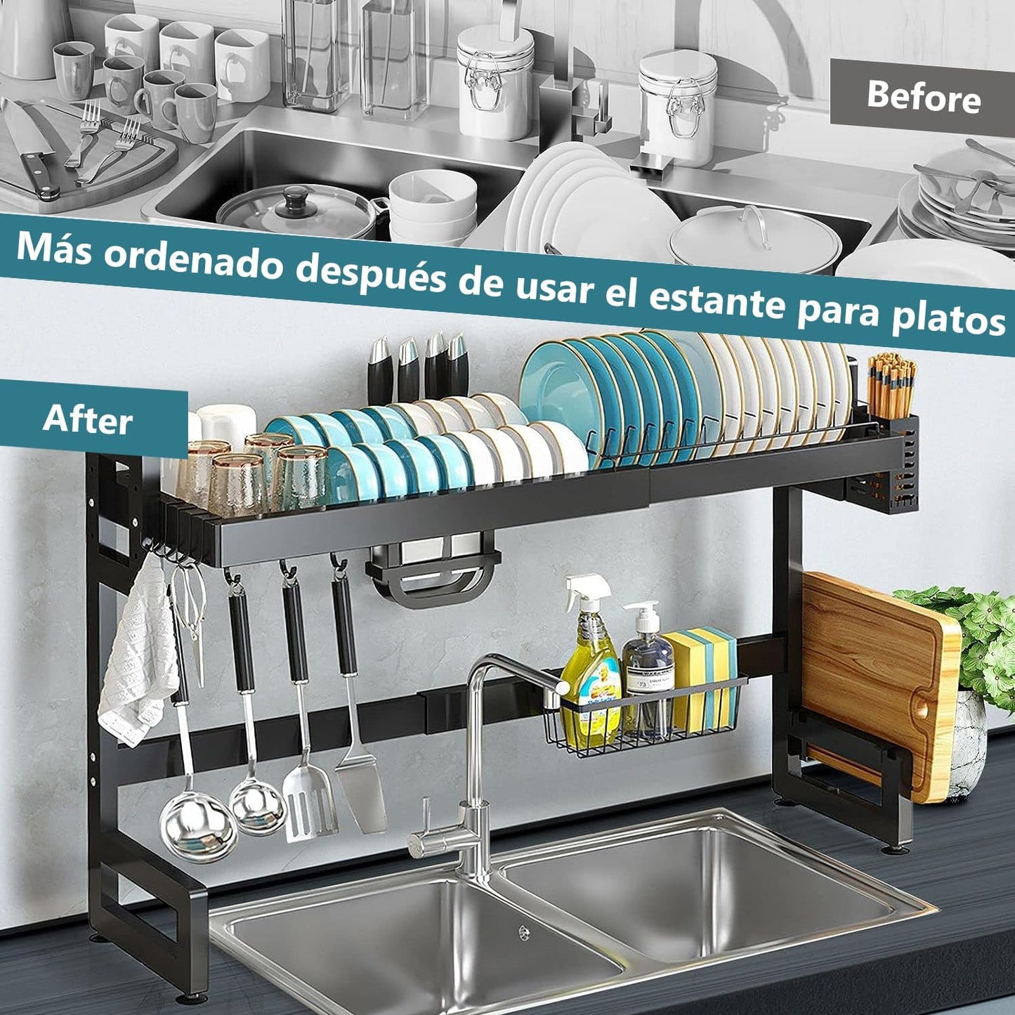 MB Casa - El escurridor oxo es bello, eficiente y moderno. Con una simple  presión de la perilla , las verduras se secan al instante y sin esfuerzo!  Encontralo en nuestra tienda