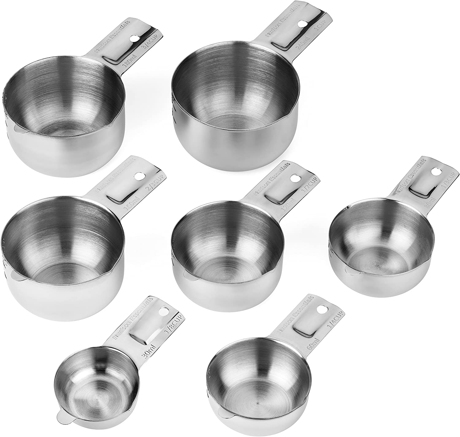 Juego De Tazas Medidoras De Acero Inoxidabl, 7 Peiezas – Home Store Mexico